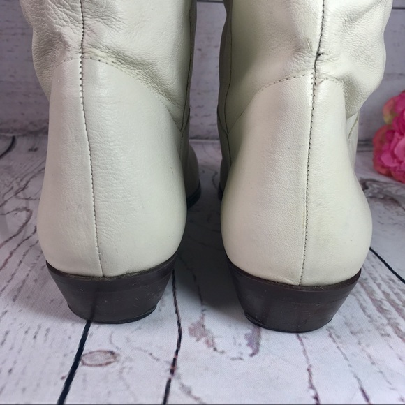Joyce leather Vintage cream boot size 7.5 - Picture 4 of 7